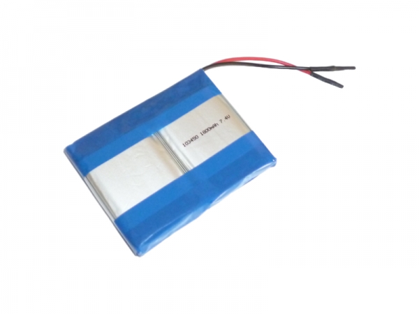 7.4V聚合物锂电池 | 103450 7.4V 1800mAh